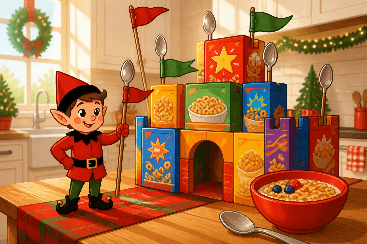 Cereal Box Castle