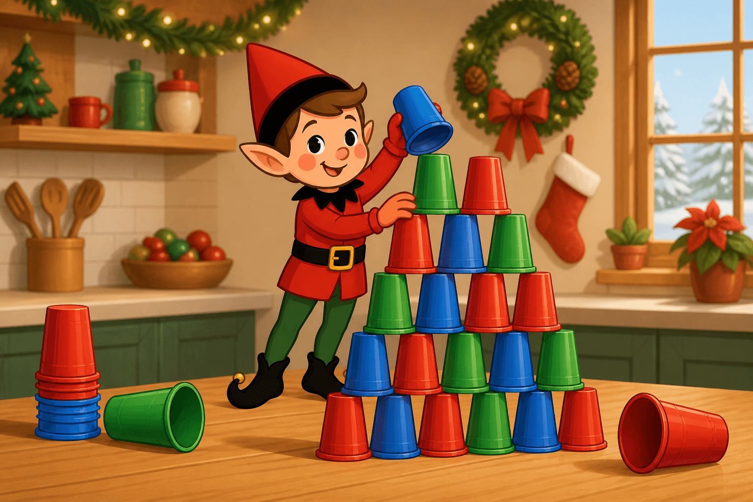 Cup Tower Challenge