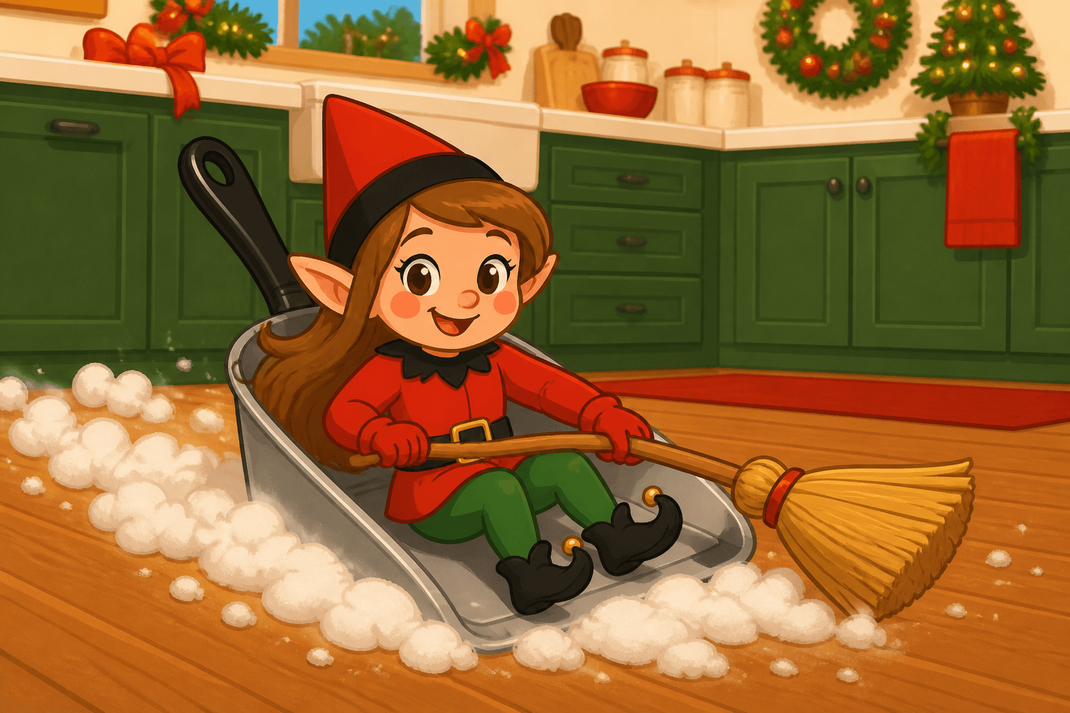 Dustpan Sled