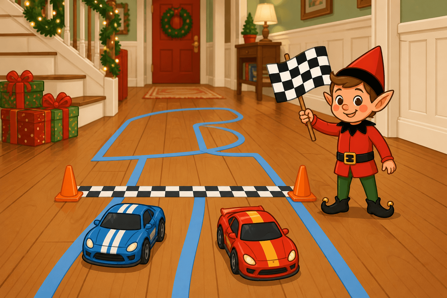 Hallway Race Track