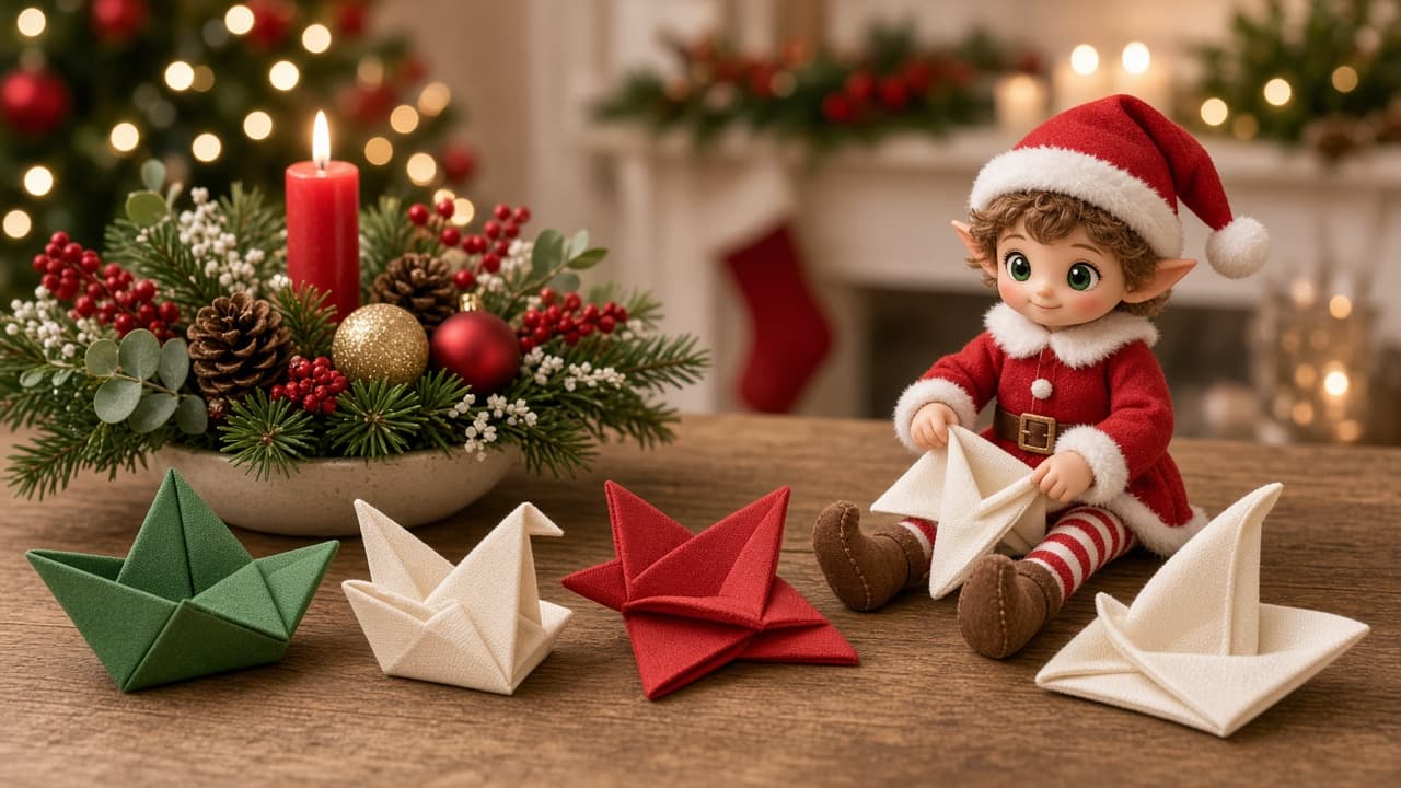 Napkin Origami Table