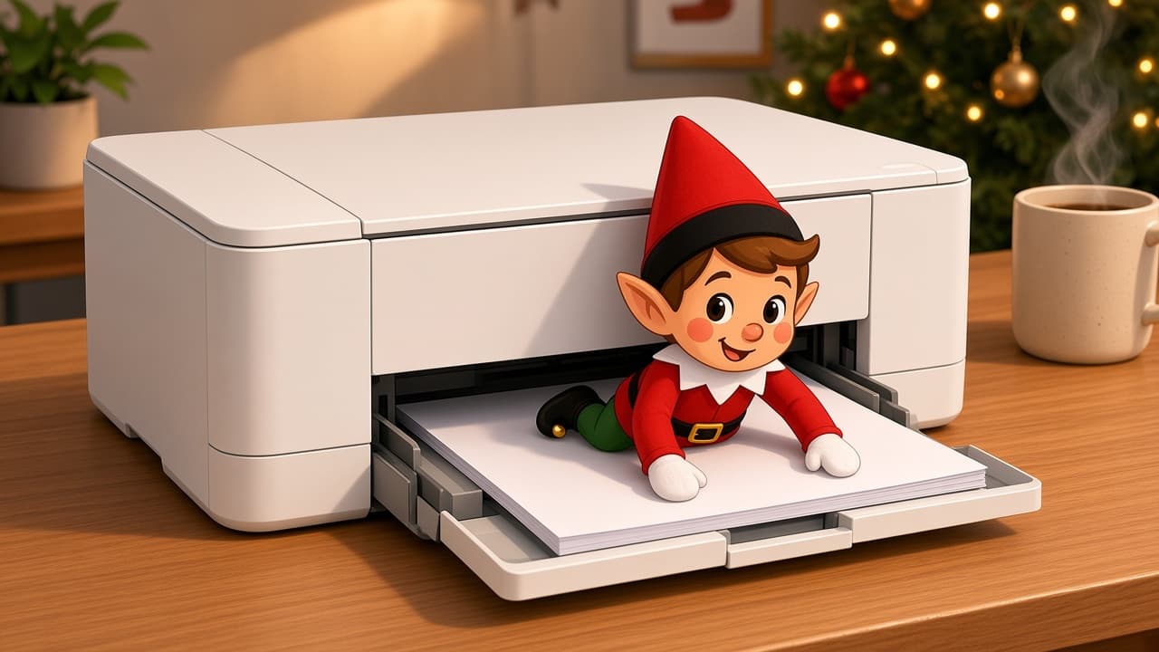 Printer Tray Peek