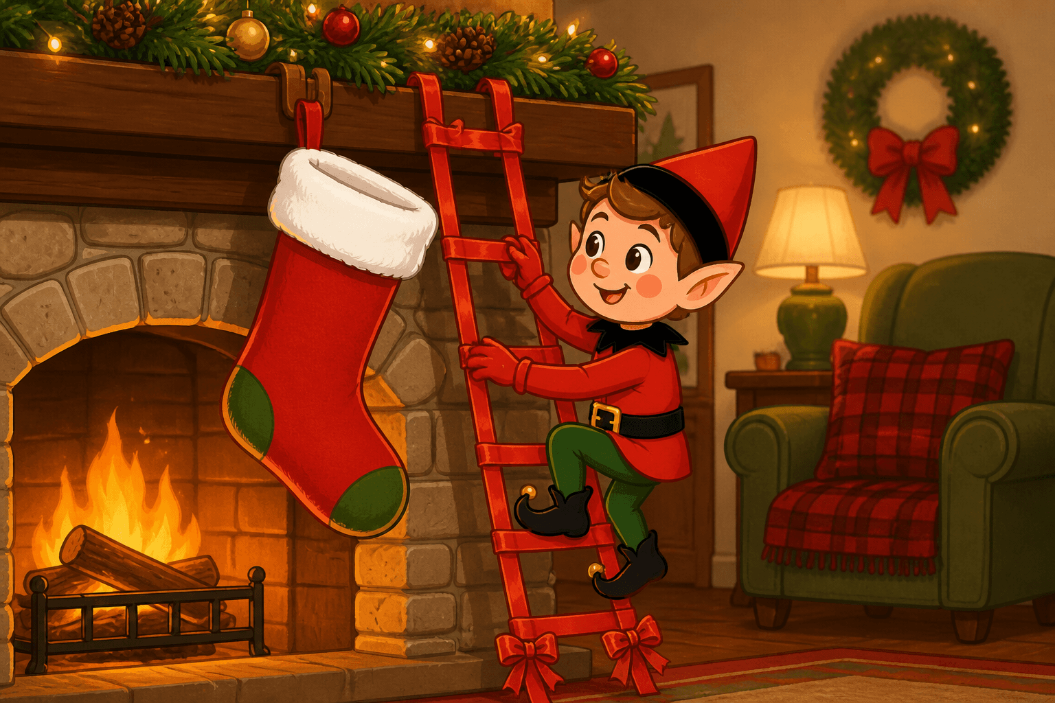 Stocking Ladder Climb