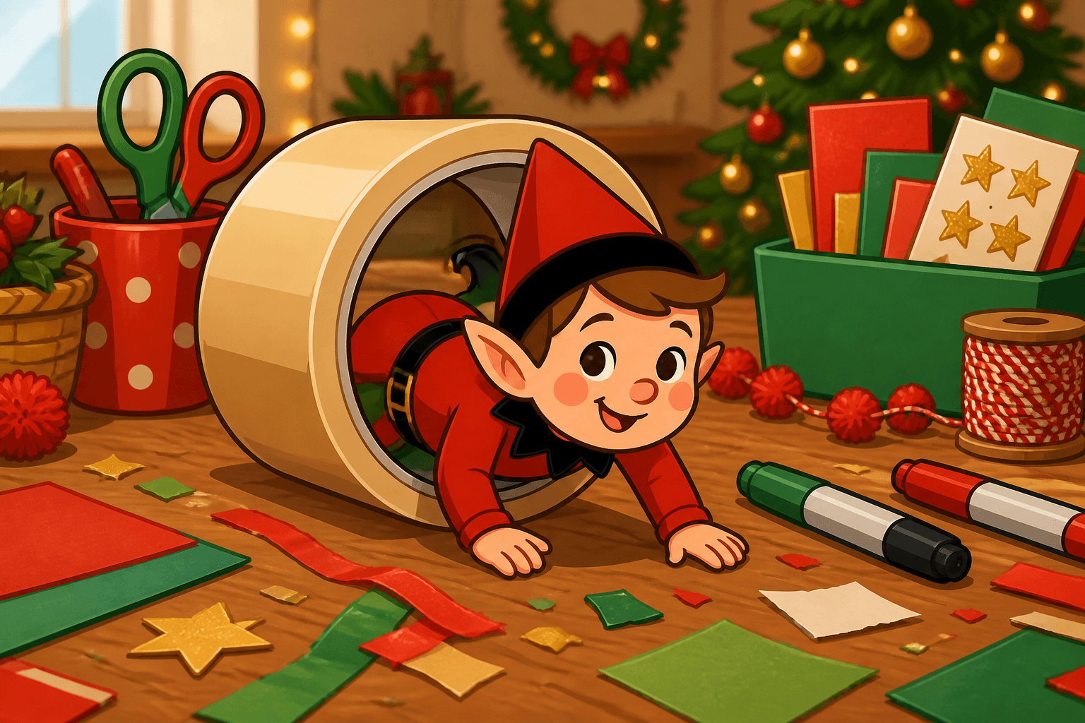 Tape Roll Tunnel