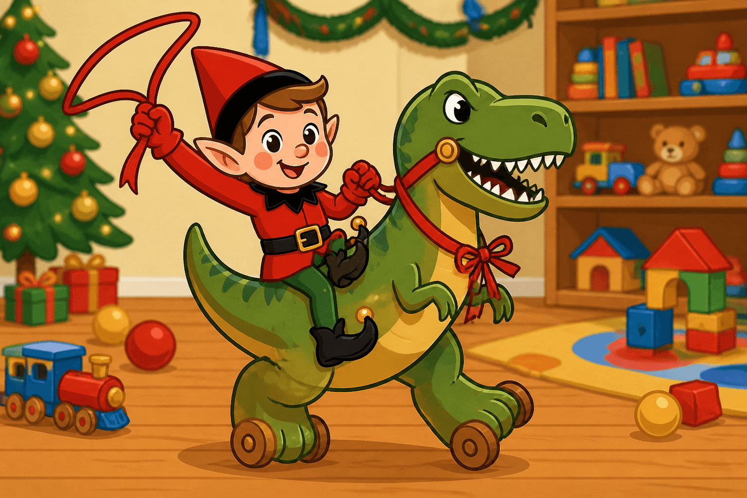 Toy Dinosaur Rodeo