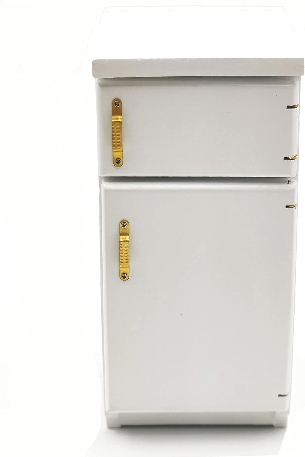 A miniature fridge for holiday elf setups.