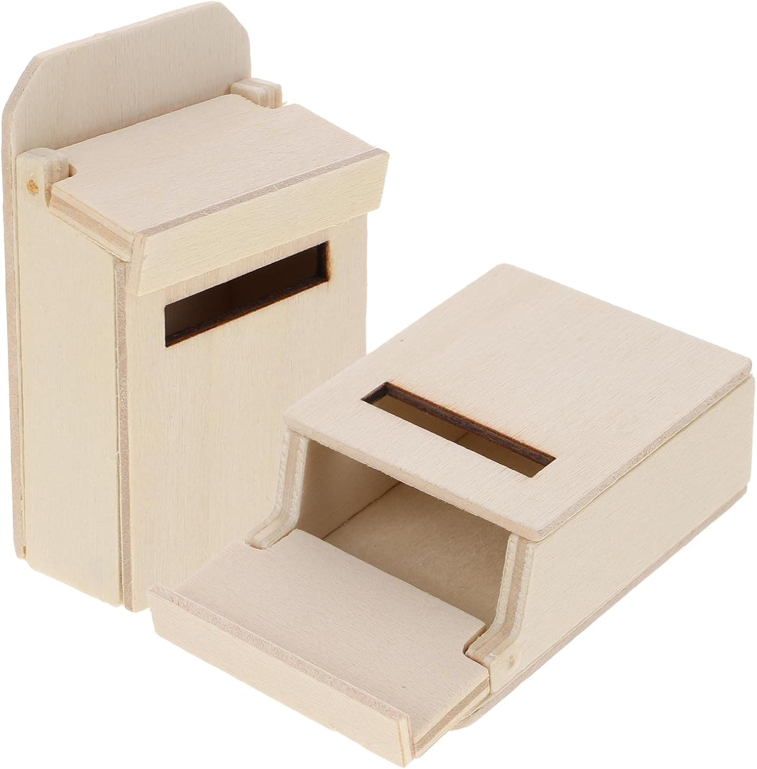 A miniature mailbox for holiday elf setups.
