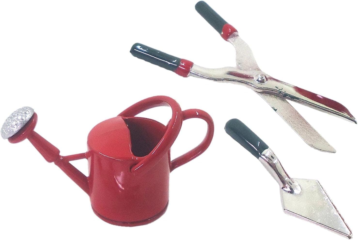 A miniature watering can for holiday elf setups.