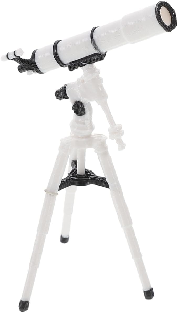 A miniature telescope for holiday elf setups.