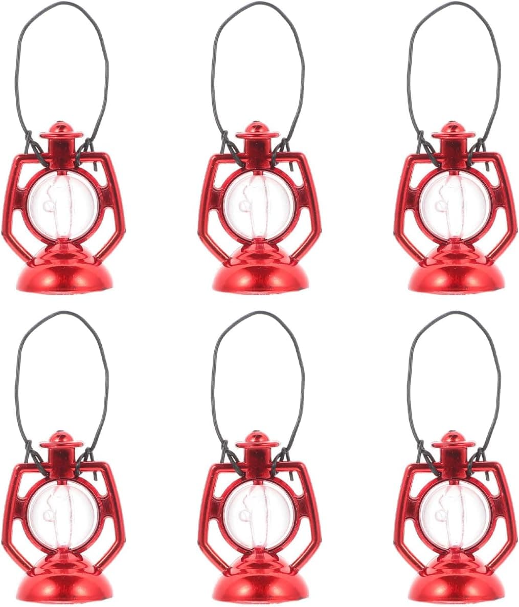 Miniature lanterns for holiday elf setups.